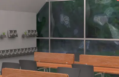 浏览室 图书馆 公共场景