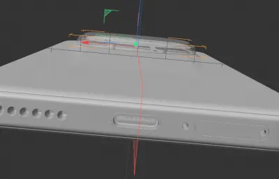 荣耀Magic8 RSR 保时捷模型C4D,keyshot手机模型