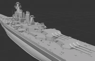 美国海军蒙大拿级战列舰「BB65-8方案」现代化改装