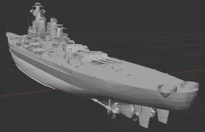 美国海军蒙大拿级战列舰「10门457mm MKA舰炮」现代化改装