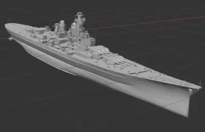 美国海军蒙大拿级战列舰「BB65-8方案」现代化改装