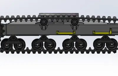 CD110R-3型11吨新型履带运输车底盘