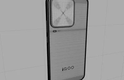 iQOO 15 Ultra手机模型 fbx ksp C4D格式