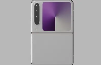 华为HUAWEI Pura X手机模型 C4D ksp格式