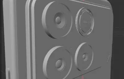 荣耀WIN手机模型 fbx ksp C4D