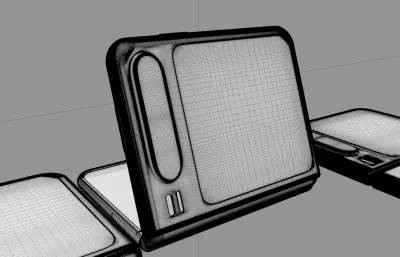 华为HUAWEI Pura X手机模型 C4D ksp格式