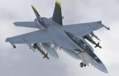 FA-18F超级大黄蜂 双座舰载多用途战斗机