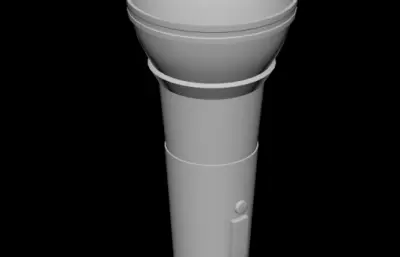 麦克风OBJ白模