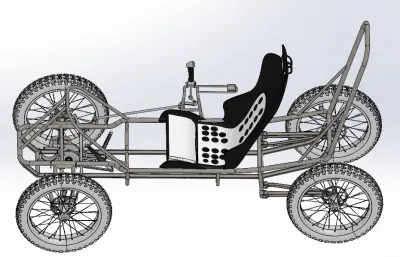 踏板辅助四轮车