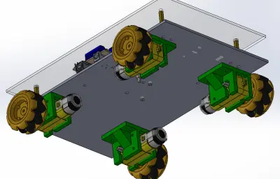 麦克纳姆轮编程小车结构
