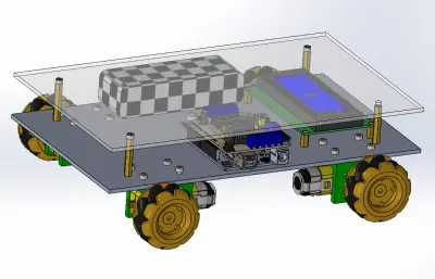 麦克纳姆轮编程小车结构