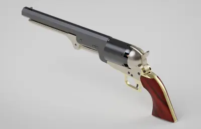 柯尔特沃克左轮手枪step模型