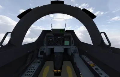 萨博JAS-39E鹰狮多用途战斗机,带驾驶舱