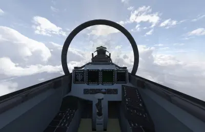 三菱F-15DJ鹰式双座战斗机,带驾驶舱