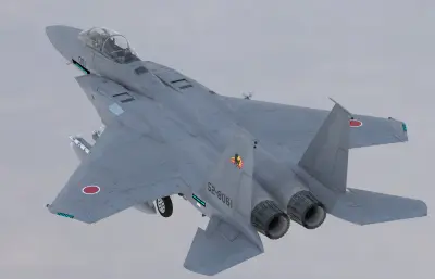 三菱F-15DJ鹰式双座战斗机,带驾驶舱