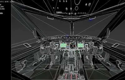 川崎P-1海上巡逻机,飞机带驾驶舱