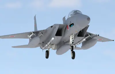 三菱F-15DJ鹰式双座战斗机,带驾驶舱