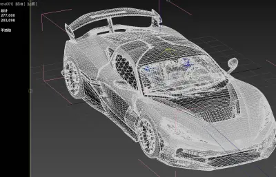 Rimac Nevera R2.0超跑汽车,带内饰
