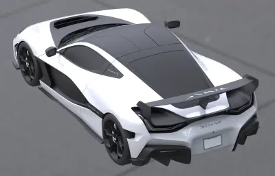 Rimac Nevera R2.0超跑汽车,带内饰