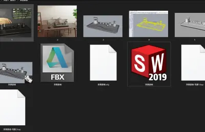 茶室茶具套装建模渲染