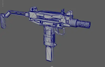 轻型冲锋枪 微冲 游戏枪械