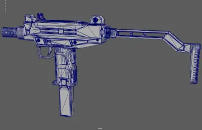 轻型冲锋枪 微冲 游戏枪械