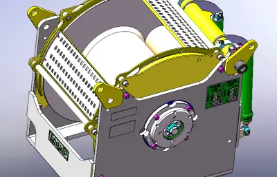 10吨液压绞车结构