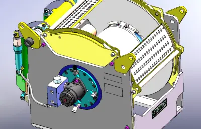 10吨液压绞车结构