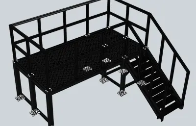 钢制设备小平台