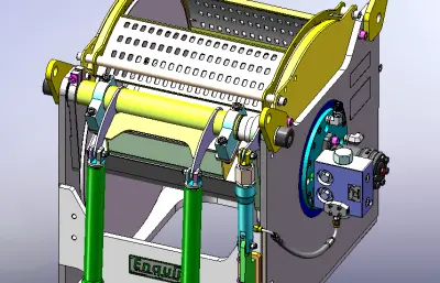 10吨液压绞车结构