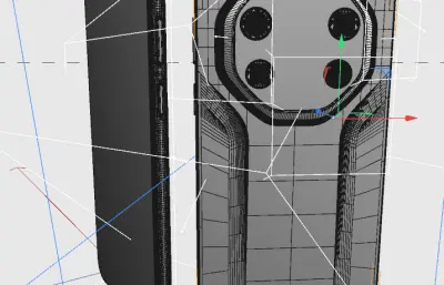 华为 mate8 0Rs手机c4d模型,redshift渲染