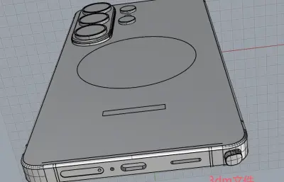 Galaxy S26 Ultra手机模型,rhino,c4d模型