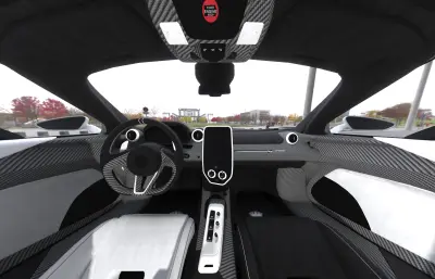 迈凯伦Sabre汽车,带内饰