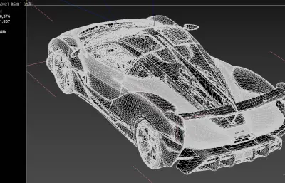 迈凯伦Sabre汽车,带内饰
