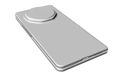 荣耀Magic V6手机3D模型