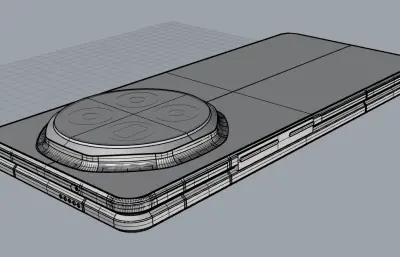 荣耀Magic V6手机3D模型