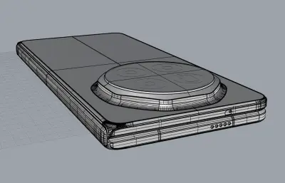 荣耀Magic V6手机3D模型