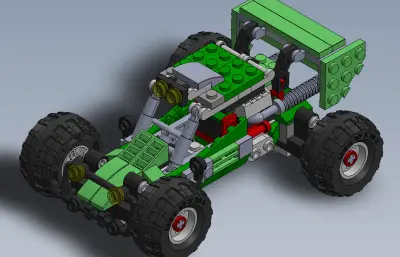 拼装玩具越野车