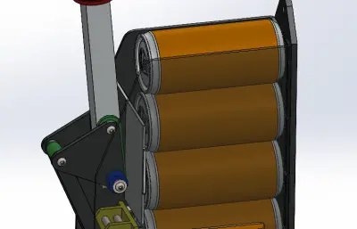 易拉罐手动压扁机