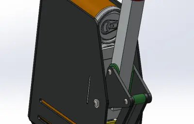 易拉罐手动压扁机