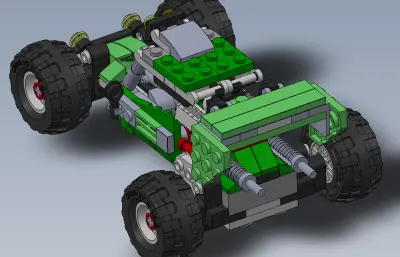 拼装玩具越野车
