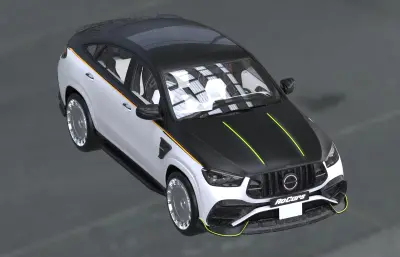 奔驰梅赛德斯AMG GLE63轿跑,迈莎锐改装版带内饰