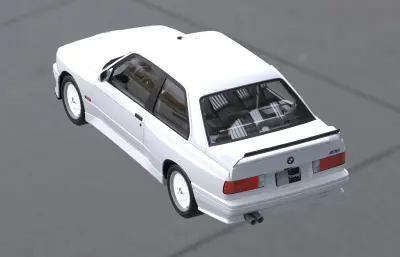 宝马E30M3汽车,赛道街车,带内饰