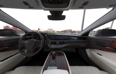 雷克萨斯LS500汽车,带内饰