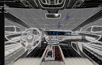 雷克萨斯LS500汽车,带内饰