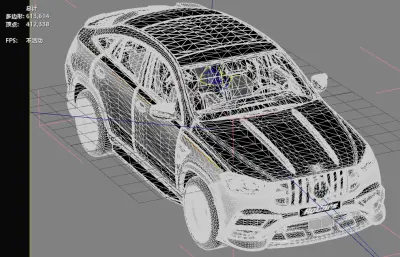 奔驰梅赛德斯AMG GLE63轿跑,迈莎锐改装版带内饰