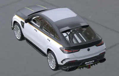 奔驰梅赛德斯AMG GLE63轿跑,迈莎锐改装版带内饰