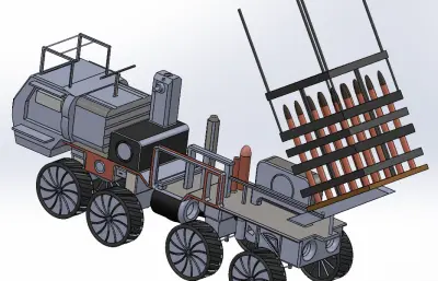 玩具多管发射车