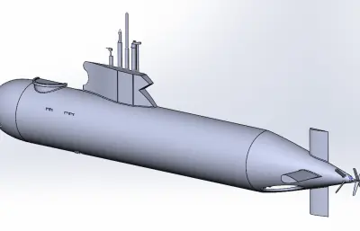 潜艇内部演示结构