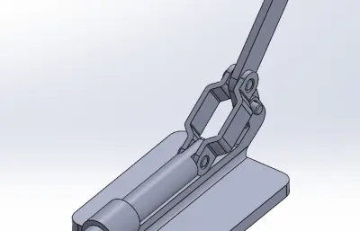 伸缩式肘节夹具